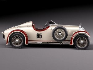 Austro Daimler 1929 3D Модель