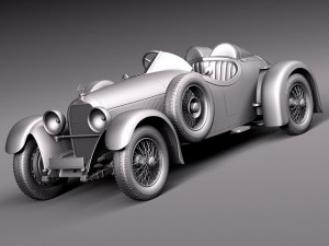 Austro Daimler 1929 3D Модель