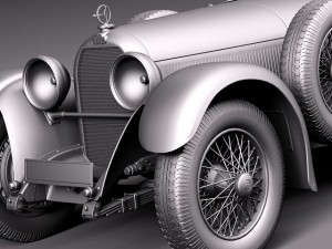 Austro Daimler 1929 3D Модель