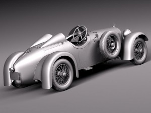 Austro Daimler 1929 3D Модель