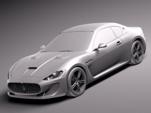 Maserati GranTurismo MC Stradale 2014 Model 3D