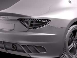 Maserati GranTurismo MC Stradale 2014 Model 3D