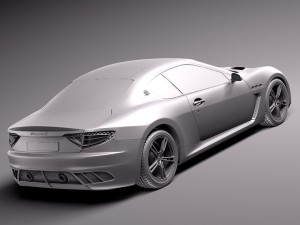 Maserati GranTurismo MC Stradale 2014 Model 3D