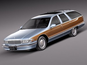 Buick Roadmaster 1996 3D Model
