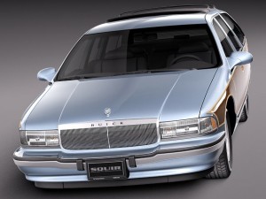 Buick Roadmaster 1996 3D Модель