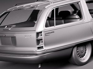 Buick Roadmaster 1996 3D Модель