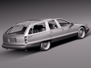 Buick Roadmaster 1996 3D Модель