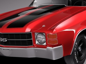 Chevrolet El Camino 1971 Modelo 3D