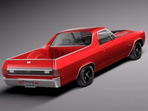 Chevrolet El Camino 1971 3D Model