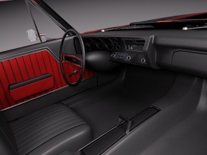 Chevrolet El Camino 1971 Modelo 3D