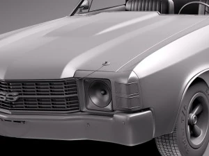Chevrolet El Camino 1971 3D Model