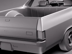 Chevrolet El Camino 1971 3D Model