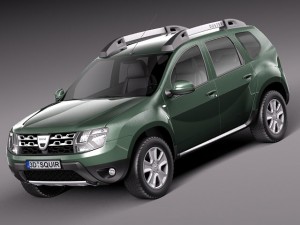 Dacia Duster 2014 3D 모델