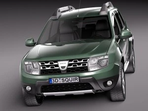 Dacia Duster 2014 3D Model