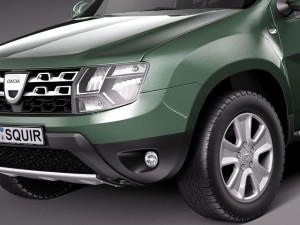 Dacia Duster 2014 3D Модель