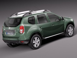 Dacia Duster 2014 3D Модель