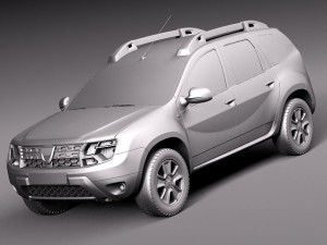 Dacia Duster 2014 3D Модель