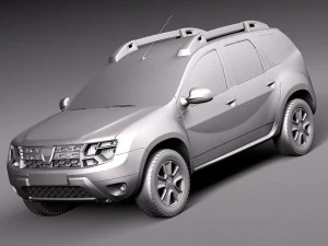 Dacia Duster 2014 3D Model