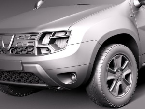 Dacia Duster 2014 3D Модель