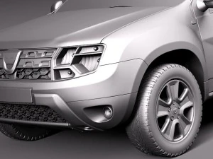Dacia Duster 2014 3D Model