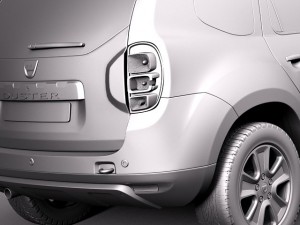 Dacia Duster 2014 3D Модель