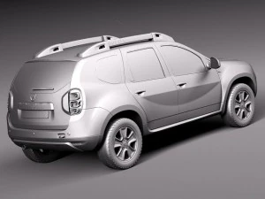 Dacia Duster 2014 3D Model