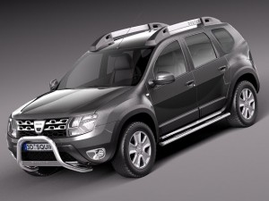 Dacia Duster 2014 Offroad Modèle 3D