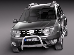Dacia Duster 2014 Offroad Modello 3D
