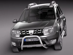 Dacia Duster 2014 Offroad 3D Model