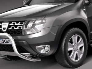 Dacia Duster 2014 Offroad Modello 3D