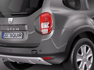 Dacia Duster 2014 Offroad 3D Model