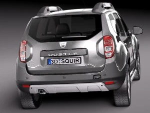 Dacia Duster 2014 Offroad 3D Model