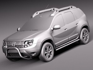 Dacia Duster 2014 Offroad Modello 3D