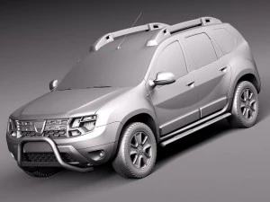 Dacia Duster 2014 Offroad 3D Model