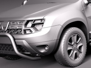 Dacia Duster 2014 Offroad Modello 3D