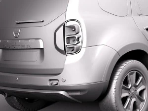 Dacia Duster 2014 Offroad 3D Model