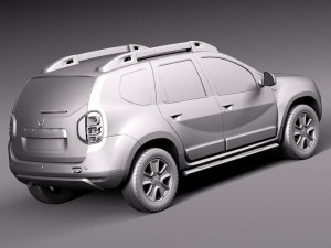 Dacia Duster 2014 Offroad Modello 3D