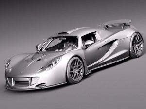 Hennessey Venom GT 2012 Modelo 3D