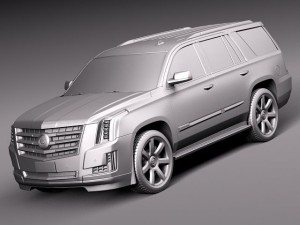 Cadillac Escalade 2015 Model 3D