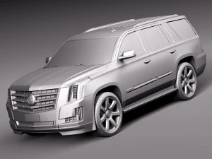 Cadillac Escalade 2015 3D Model