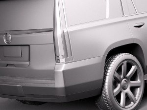 Cadillac Escalade 2015 Model 3D