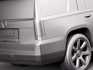 Cadillac Escalade 2015 3D Model