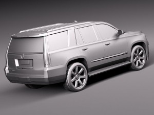 Cadillac Escalade 2015 Model 3D