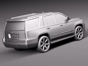 Cadillac Escalade 2015 3D Model