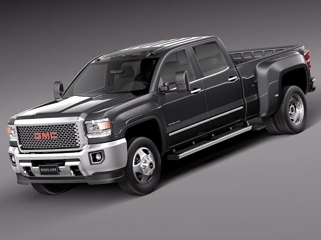 GMC Sierra HD 2015 3D Model .c4d .max .obj .3ds .fbx .stl .blend 