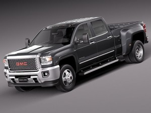 GMC Sierra HD 2015 3D Model