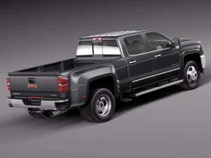 GMC Sierra HD 2015 3D Model
