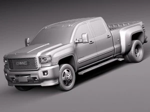GMC Sierra HD 2015 3D Model