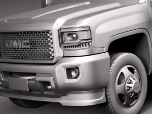 GMC Sierra HD 2015 3D Model
