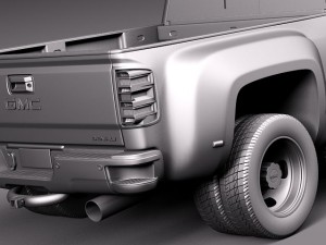 GMC Sierra HD 2015 3Dモデル